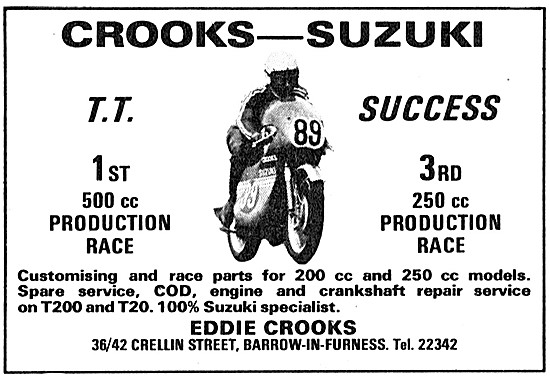 Eddie Crooks Suzuki Custom Parts                                 
