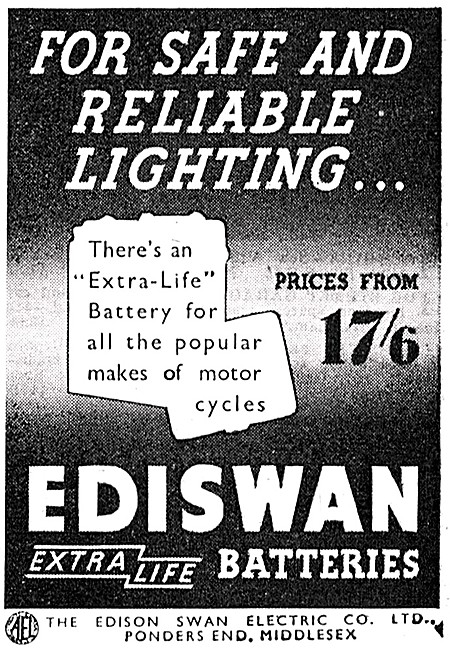 Edison - Ediswan Batteries                                       