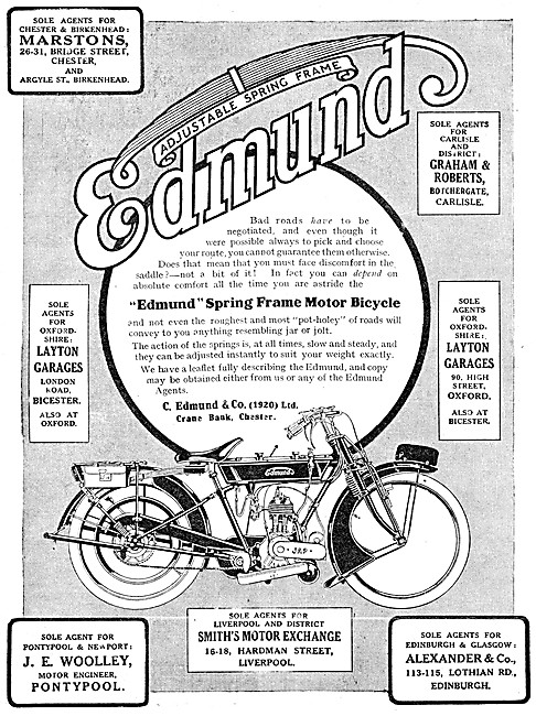 1920 Edmund Motor Cycle                                          