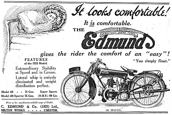 1923 Edmund Model 4B Motor Cycle                                 