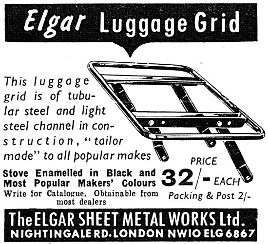 Elgar Motor Cycle Luggage Grid                                   