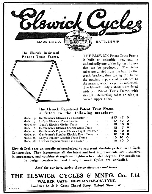Elswick Bicycles & Motor Cycles                                  
