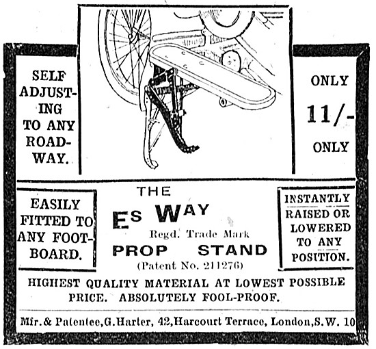 Es Way Motorcycle Prop Stand                                     