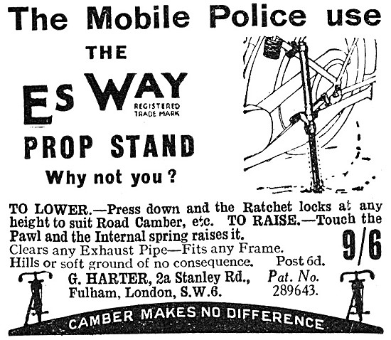 Es Way Motorcycle Prop Stand                                     