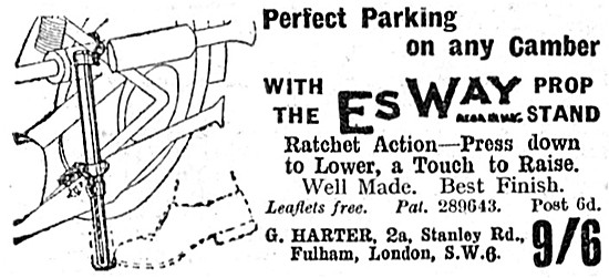 EsWay Motorcycle Prop Stand 1938                                 