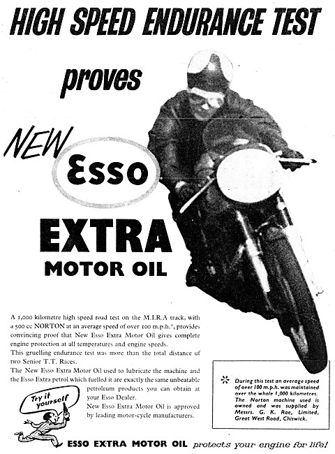 Esso Extra Motor Oil                                             