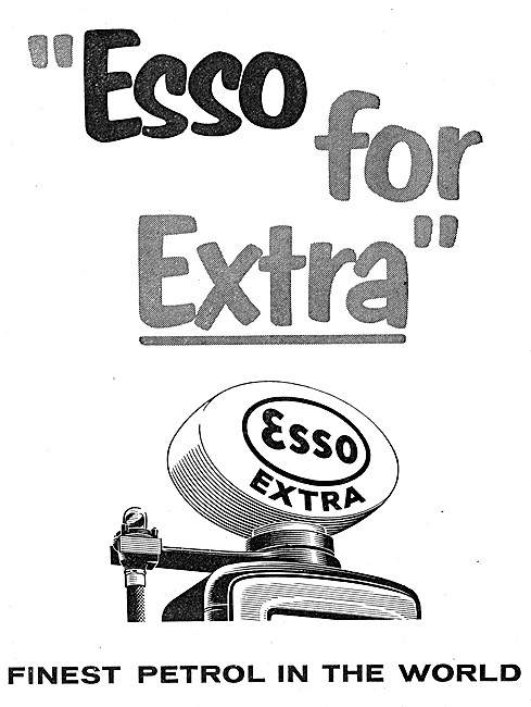 Esso Extra Petrol 1957 Advert                                    