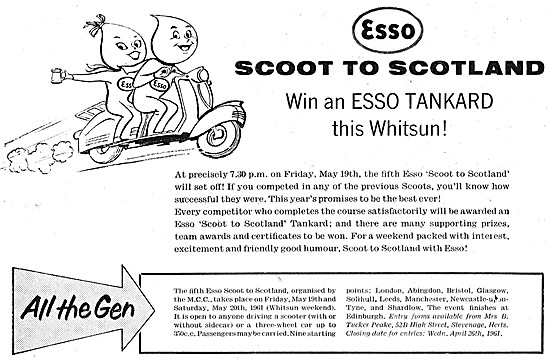 The 1961 Esso Scoot To Scotland                                  