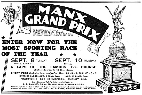 1936 Manx Grand Prix                                             