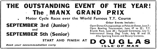 Manx Grand Prix 1946 September                                   