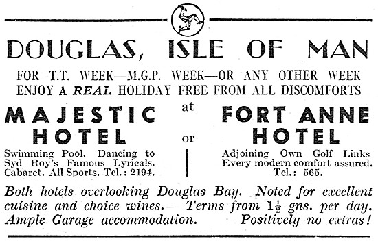 Majestic Hotel, Douglas, Isle Of Man - Fort Anne Hotel           