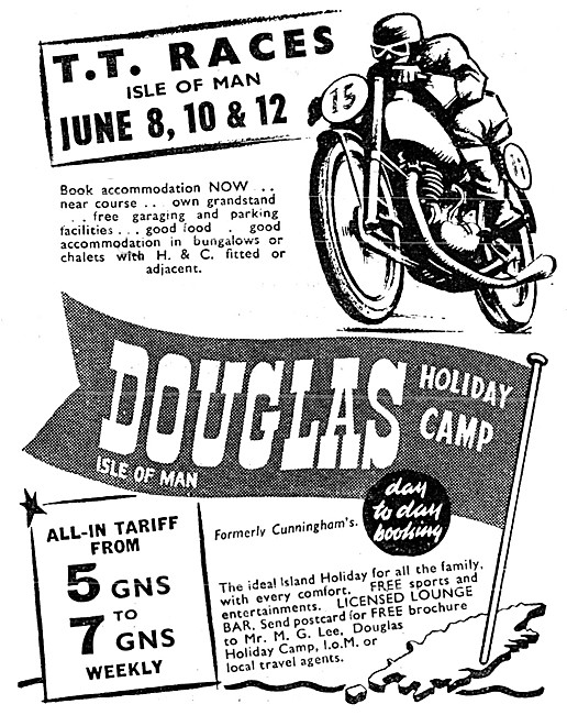 Douglas Holiday Camp TT Race Week 1953                           