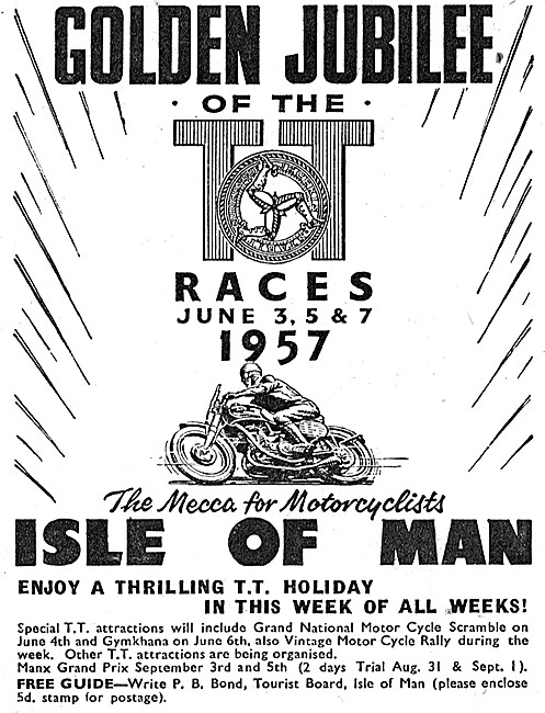 Isle Of Man T.T. Races 1957                                      