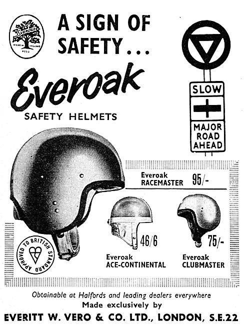 Everoak Crash Helmets - Everoak Ace-Continental Crash Helmet     
