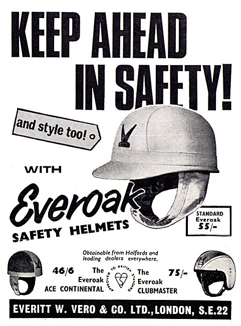 Everoak Ace Continental Crash Helmet                             