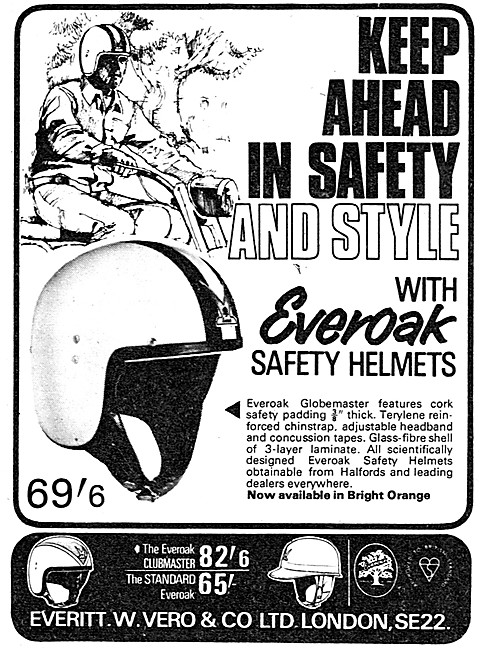 1970 Everoak Globemaster Helmet                                  