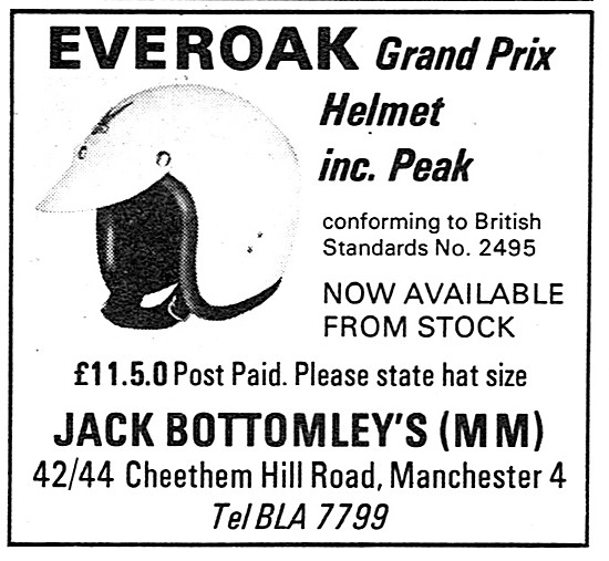 1970 Everoak Grand Prix Helmets                                  