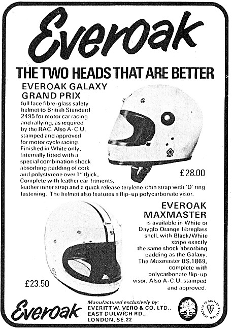 Everoak Galazy Grand Prix Helmet - Everoak Maxmaster Helmet      