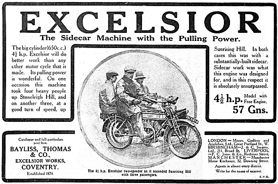4.5 hp Excelsior Two-Speeder Motor Cycle                         