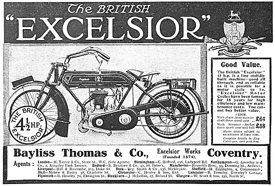4.5 hp Excelsior 1915 Model                                      