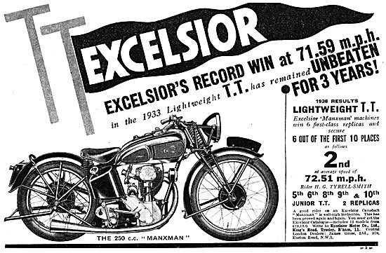 1936 Excelsior Manxman 250 cc OHC                                