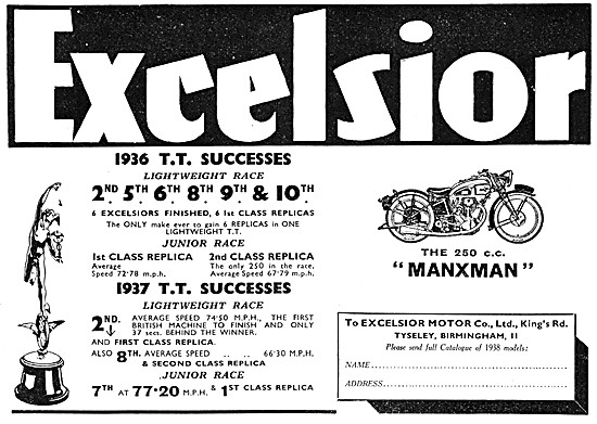 1938 Excelsior Manxman 250 cc                                    