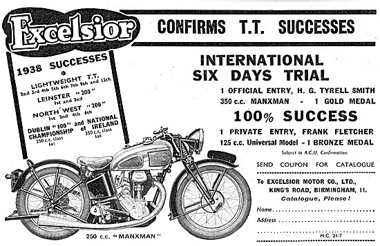Excelsior Manxman 250 cc                                         