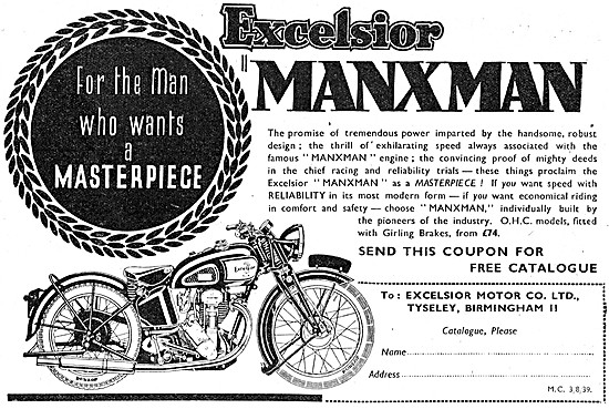 1939 Excelsior Manxman                                           