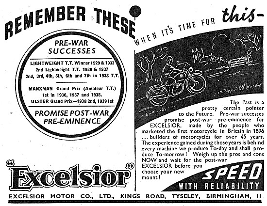 Excelsior Motorcycles                                            