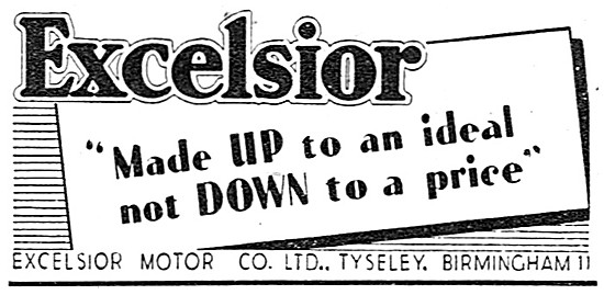 Excelsior Motor Cycles 1947                                      