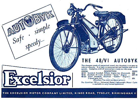 Excelsior 48/VI Autobyke                                         