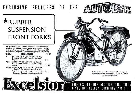 Excelsior Autobyk 1948                                           