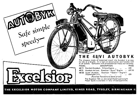 Excelsior 48/V1 Autobyk                                          