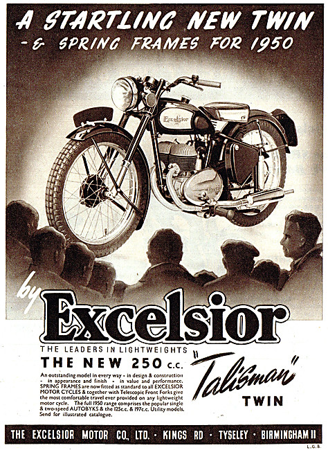 1949 Excelsior Talisman 250 cc                                   