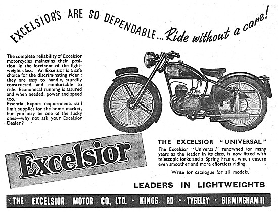 1950 Excelsior Universal                                         