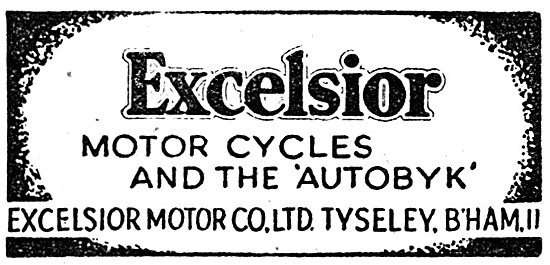 1951 Excelsior Motor Cycles - Excelsior Autobyk                  