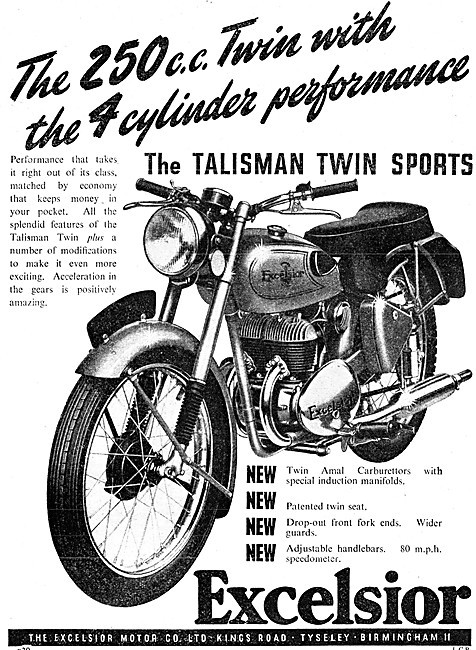 Excelsior Talisman Twin Sports 250 cc                            