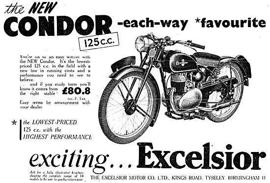 Excelsior Condor 125 cc                                          