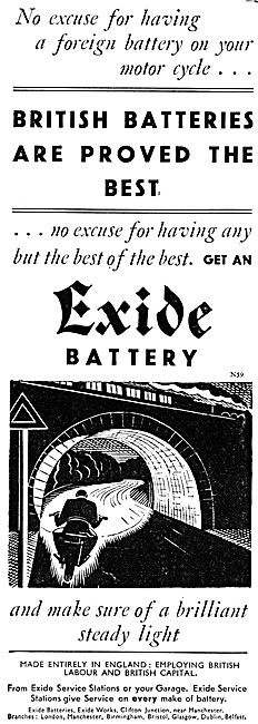 Exide Motor Cycle Batteries                                      