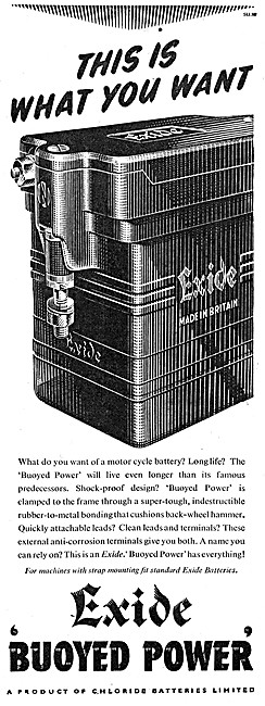 Exide Motor Cycle Batteries - Exide Buoyed Power Batteries       