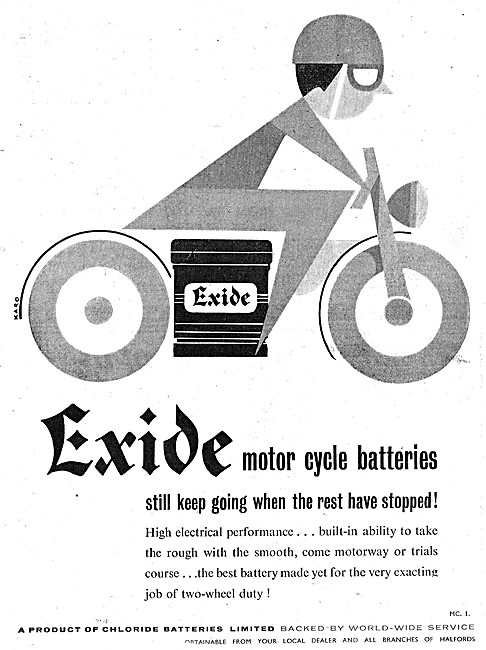 Exide Motor Cycle Batteries                                      