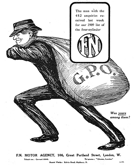 1908 F.N.Motor Cycles - FN                                       