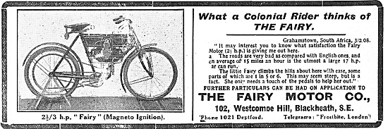 1908 Fairy Motorcycles                                           