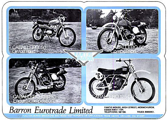 Fantic Caballero Motor Cycles - Caballero 125 RC - Caballero 125 