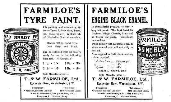 Farmiloes Tyre Paint - Farmiloes Engine Black Enamel             