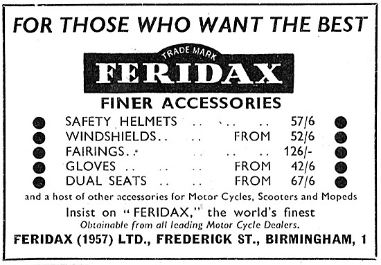 Feridax Motor Cycle Parts & Accessories                          