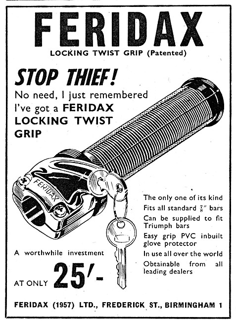 Feridax Locking Twist Grip 1962                                  