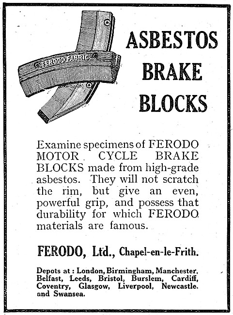 Ferodo Asbestos Brake Blocks                                     