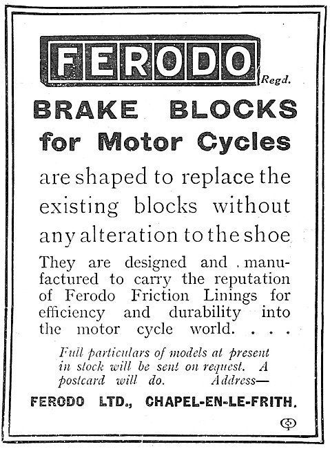 Ferodo Brake Blocks & Linings                                    