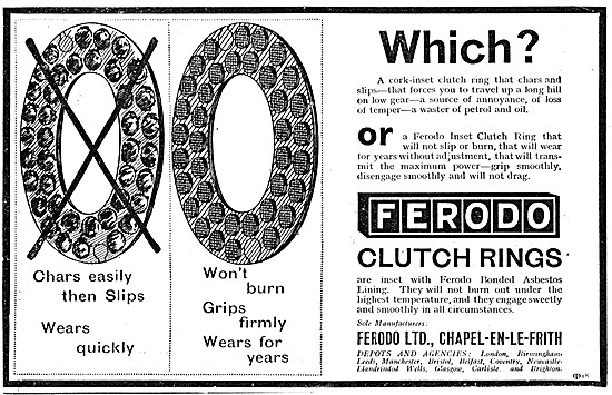 Ferodo Brake Linings - Ferodo Clutch Linings                     